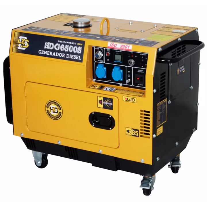 Generador diésel 6,2 kVA - 5,0 kW 220 V SDG6500S SDS POWER - SEDMAC